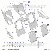 REAR BODYWORK STORAGE COMPARTMENTS