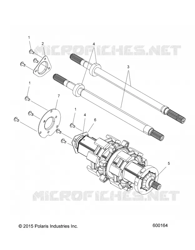 DRIVE TRAIN, JACKSHAFT AND DRIVE SHAFT