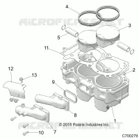 CYLINDER AND PISTON