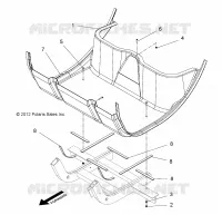 FLOOR PANEL, 2 PASSENGER