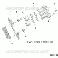 REAR BRAKE CALIPER