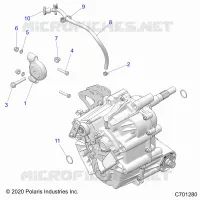 DRIVE TRAIN, MAIN GEARCASE MOUNTING