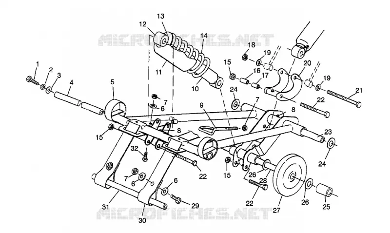 FRONT TORQUE ARM XCF 0981643 (4942774277B011)