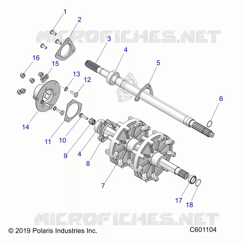 DRIVE TRAIN, JACKSHAFT AND DRIVE SHAFT