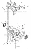 CRANKCASE LITE 0963433, EURO LITE E963433 AND LITE DELUXE 0963431 (4931663166C004)