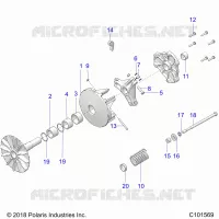 DRIVE TRAIN, PRIMARY CLUTCH