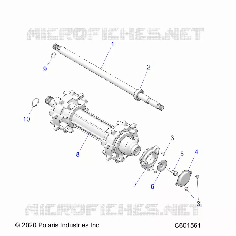 DRIVE TRAIN, JACKSHAFT AND DRIVE SHAFT