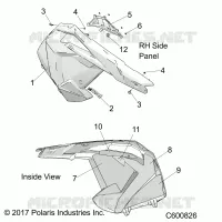 SIDE PANELS, RH