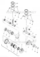 PISTON AND CRANKSHAFT WIDETRAK (4919301930027A)