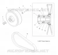 DRIVE TRAIN, SECONDARY CLUTCH