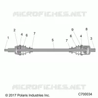 DRIVE TRAIN, HALF SHAFT, FRONT