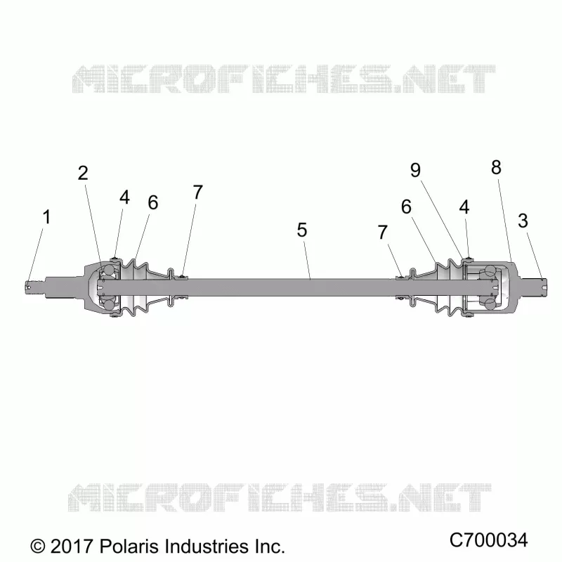 DRIVE TRAIN, HALF SHAFT, FRONT