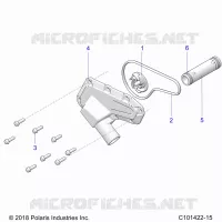 ENGINE, WATERPUMP IMPELLER AND COVER