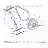 DRIVE TRAIN, SECONDARY CLUTCH