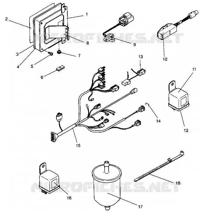 EFI PARTS RXL 0940768 AND RXL TOURING 0940869 (4925062506049A)