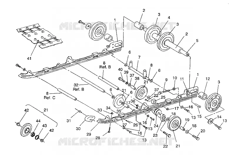 SUSPENSION ASSEMBLY XLT SP/0930667 (4923012301020A)