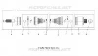 DRIVE TRAIN, REAR DRIVE SHAFT
