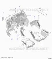 FLOOR PANELS, FRONT