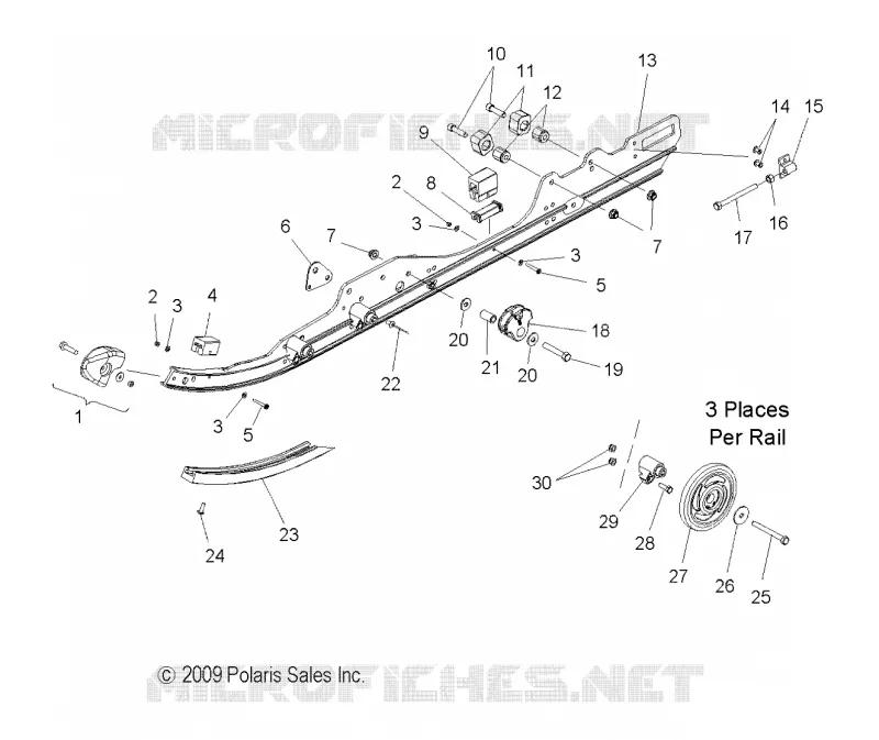 SUSPENSION, RAIL MOUNTING