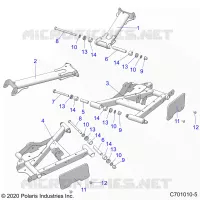 REAR SUSPENSION CONTROL ARMS