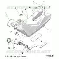 FUEL SYSTEM, FUEL TANK ASM.