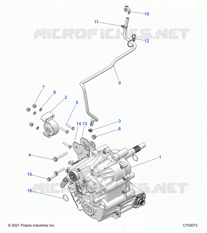 DRIVE TRAIN, MAIN GEARCASE MOUNTING