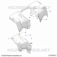 REAR BODYWORK RACK AND BOX SIDE RAILS