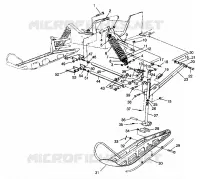 FRONT SUSPENSION AND SKI SUPER SPORT 0940743 (4927742774011A)