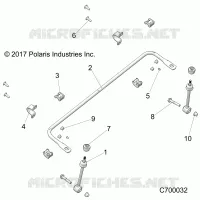 SUSPENSION, FRONT STABILIZER BAR