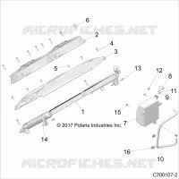COOLING RADIATOR MOUNTING