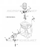 ENGINE, PISTON AND CRANKSHAFT