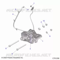 DRIVE TRAIN, FRONT GEARCASE MOUNTING