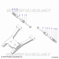REAR SUSPENSION A-ARM MOUNTING AND BUSHINGS
