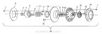 DRIVEN CLUTCH 700 RMK 0970966, 700 SKS 0970566, AND EUROPEAN 700 SKS E97056 (4938573857C002)