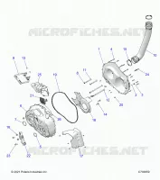 DRIVE TRAIN, CLUTCH COVER AND DUCTING