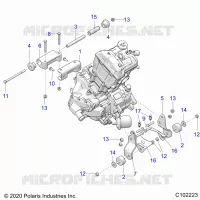 ENGINE, MOUNTING