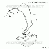 BODY, FUEL LINES, STD. 