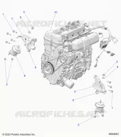 ENGINE, MOUNTING