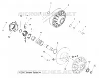 DRIVE TRAIN, SECONDARY CLUTCH