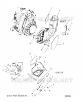 ENGINE, AIR INLET AND OUTLET DUCTS