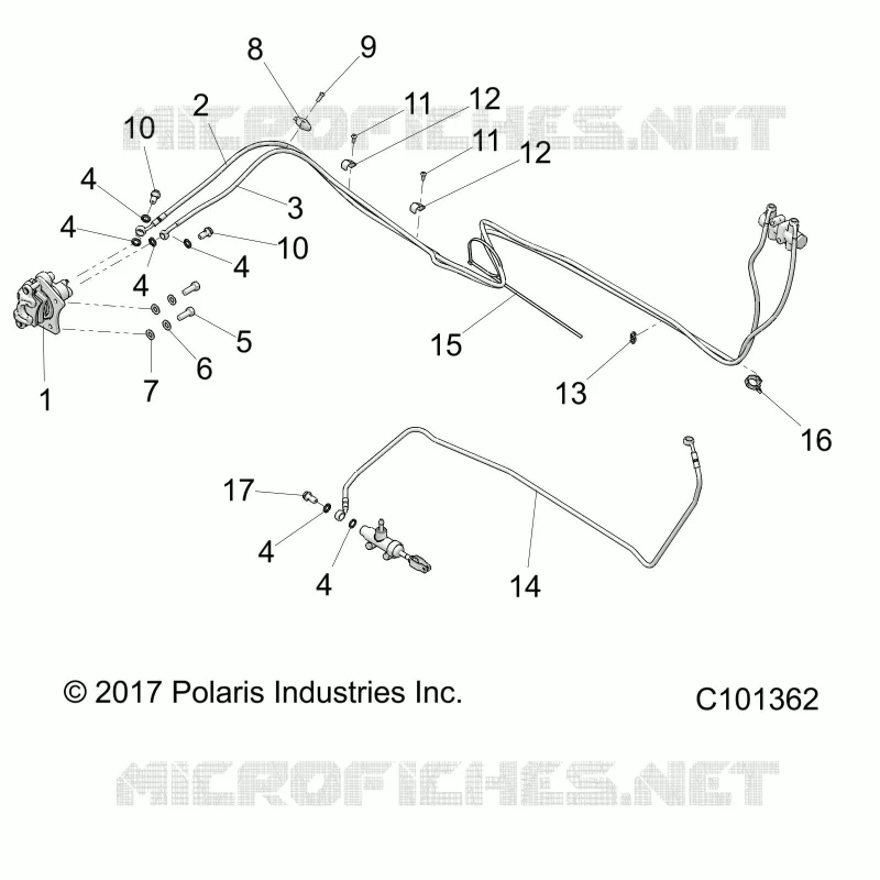 BRAKES, REAR BRAKE LINES
