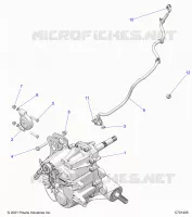 DRIVE TRAIN, MAIN GEARCASE MOUNTING