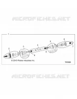 DRIVE TRAIN, HALF REAR SHAFT