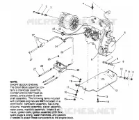ENGINE MOUNTING  TRAIL 0952761, TRAIL DELUXE 0952262,   AND EUROPEAN TRAIL (4928862886C009)