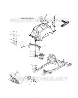 FUEL TANK AND CARBURETOR MOUNTING