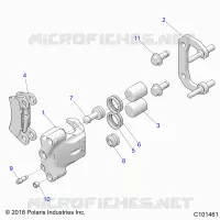 BRAKES, REAR CALIPER