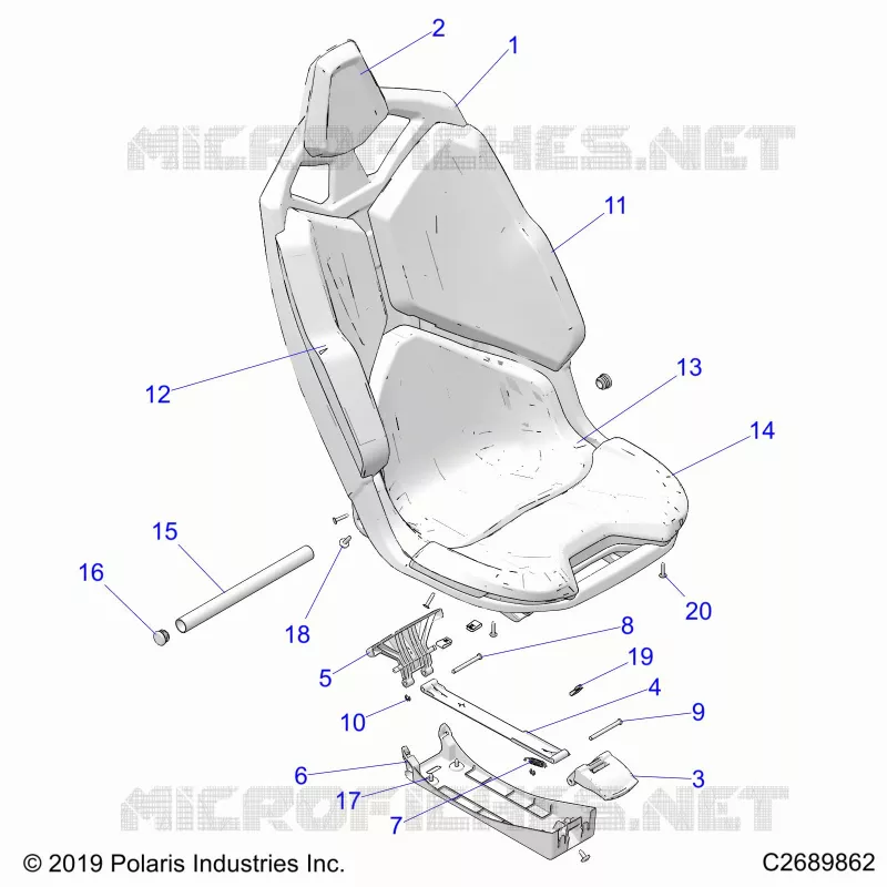 SEAT ASM.- Z24G4C92AN/BN (C2689862)