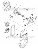 WATER PUMP STORM 0965782, STORM SKS 0965582,  EURO STORM E965782, EURO STOR (4931593159D003)