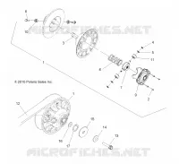 DRIVE TRAIN, SECONDARY CLUTCH
