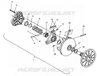 DRIVE CLUTCH ASSEMBLY 440 XCR 0941760 (4925182518023A)